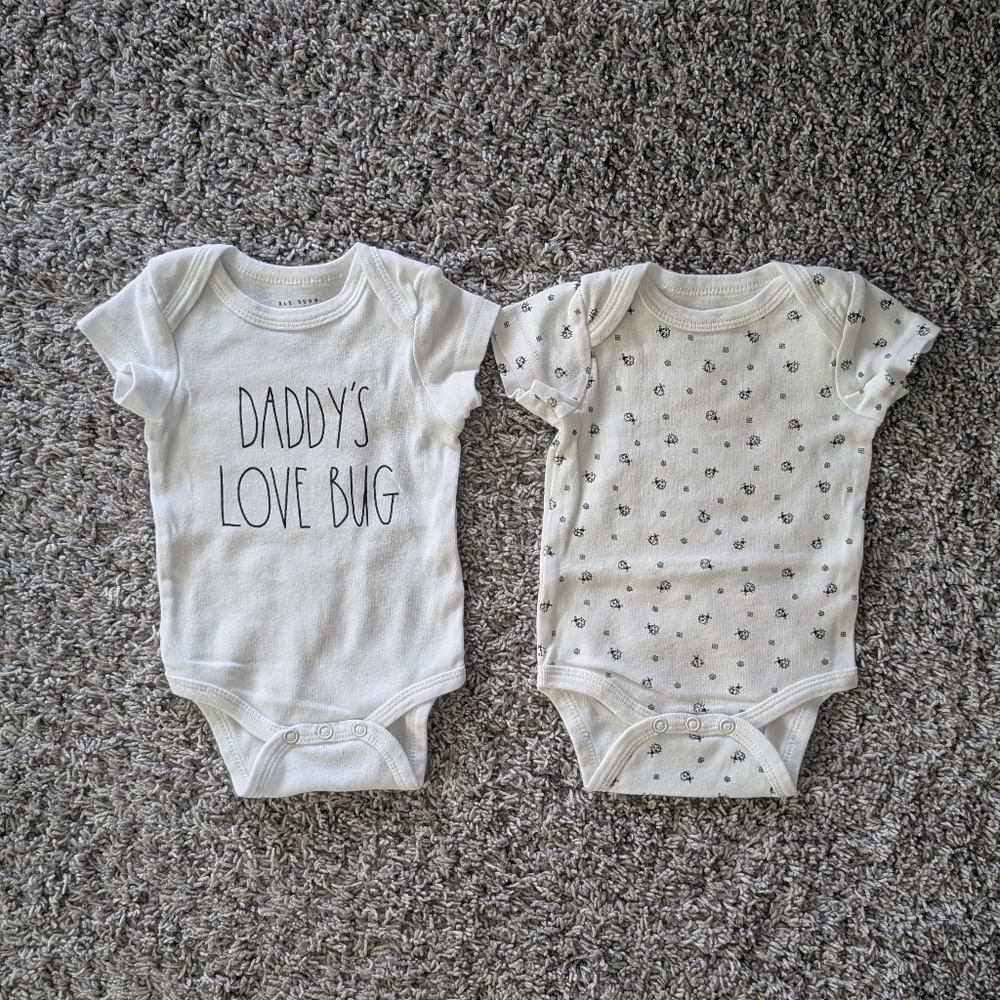 Rae Dunn baby Boy onesies